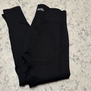 Aybl black large high waisted leggings